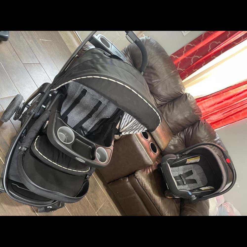 Stroller and care seat, 3 ways convertible